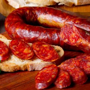 Chorizo herradura curado