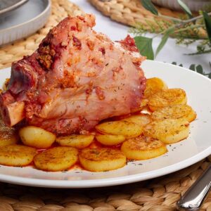 Codillo de Cerdo al Horno Camporeal listo para calentar y servir