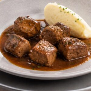 Carne en salsa a baja temperatura